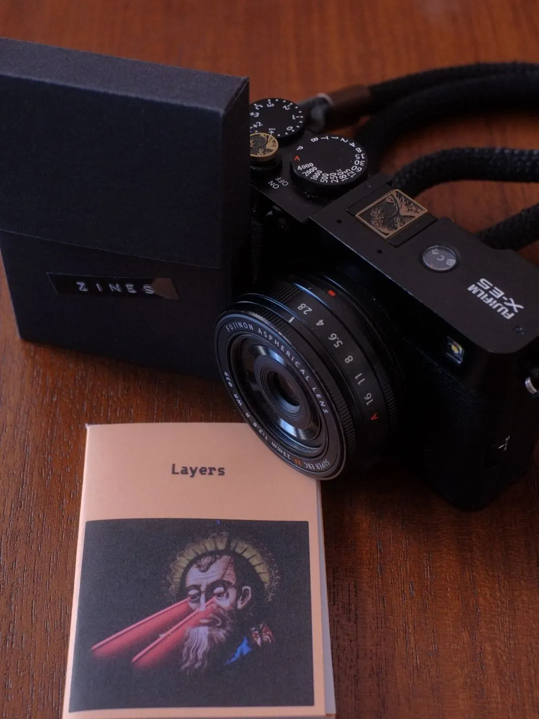 A mini Zine printed on A4 paper. Fujifilm X-E5 camera.