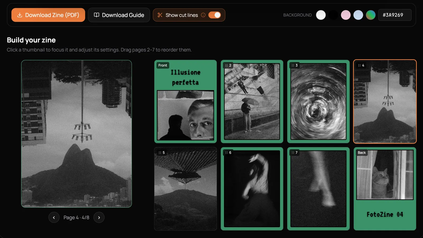 FotoZine Lab, free tool for zine creators.