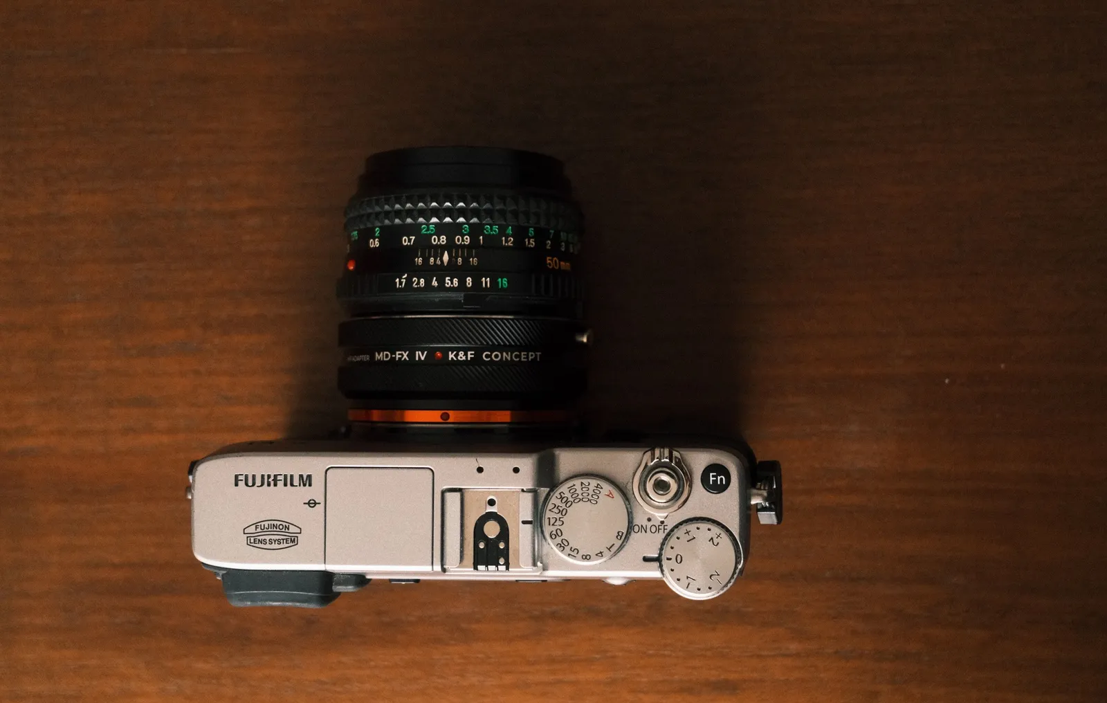 Fujifilm X-E1 with the Minolta Rokkor 50mm 1.7