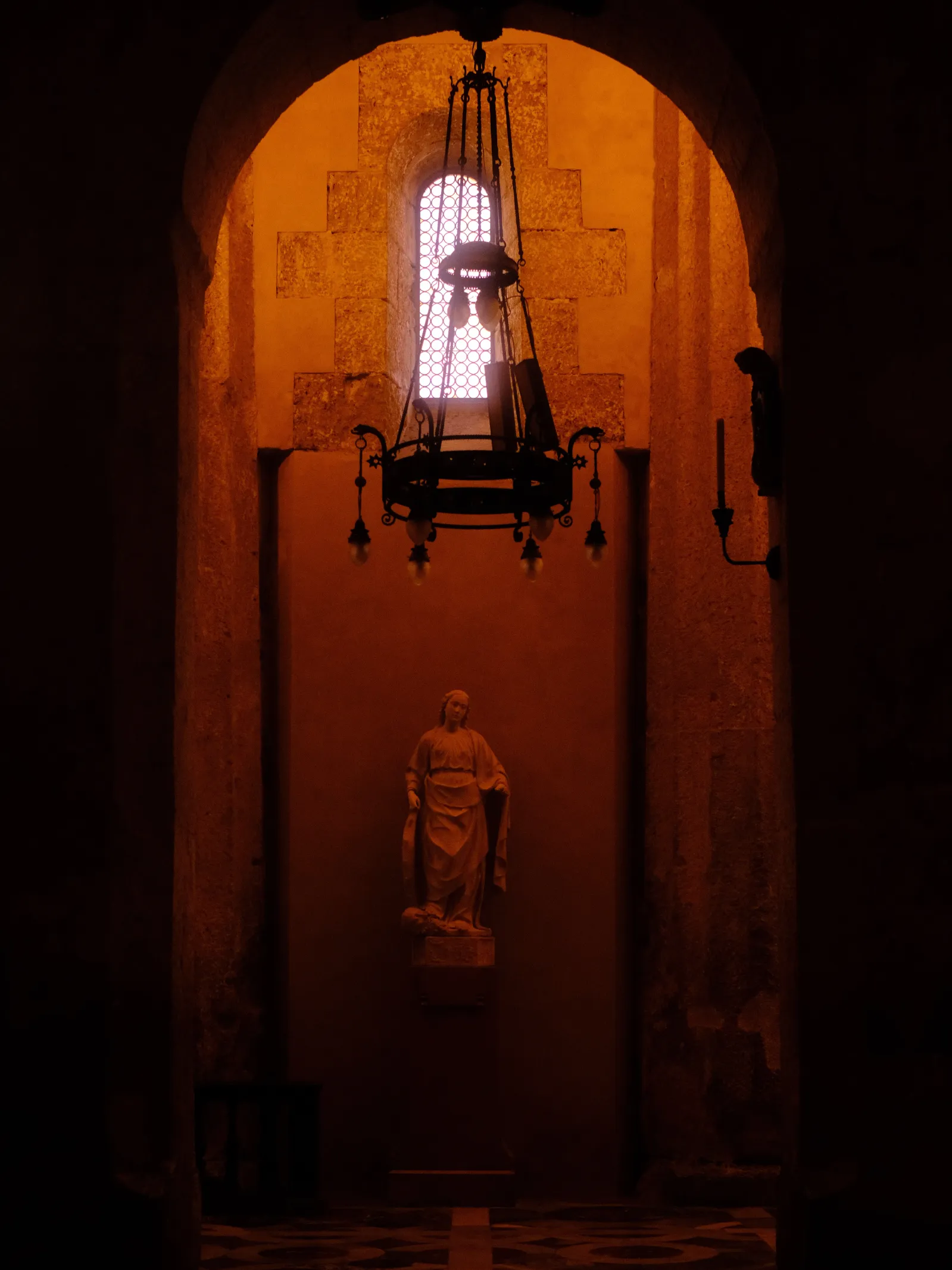 inside the Cathedral of Syracuse, Sicily