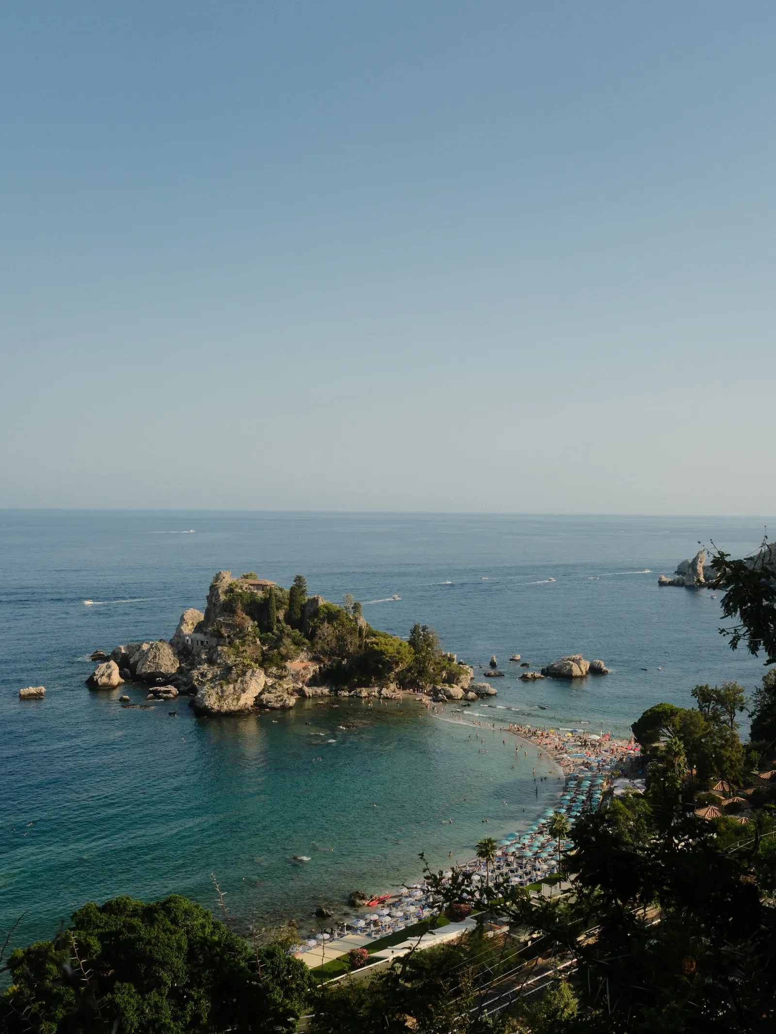 Isola Bella, below Taormina A view of Isola Bella, Taormina, Sicily