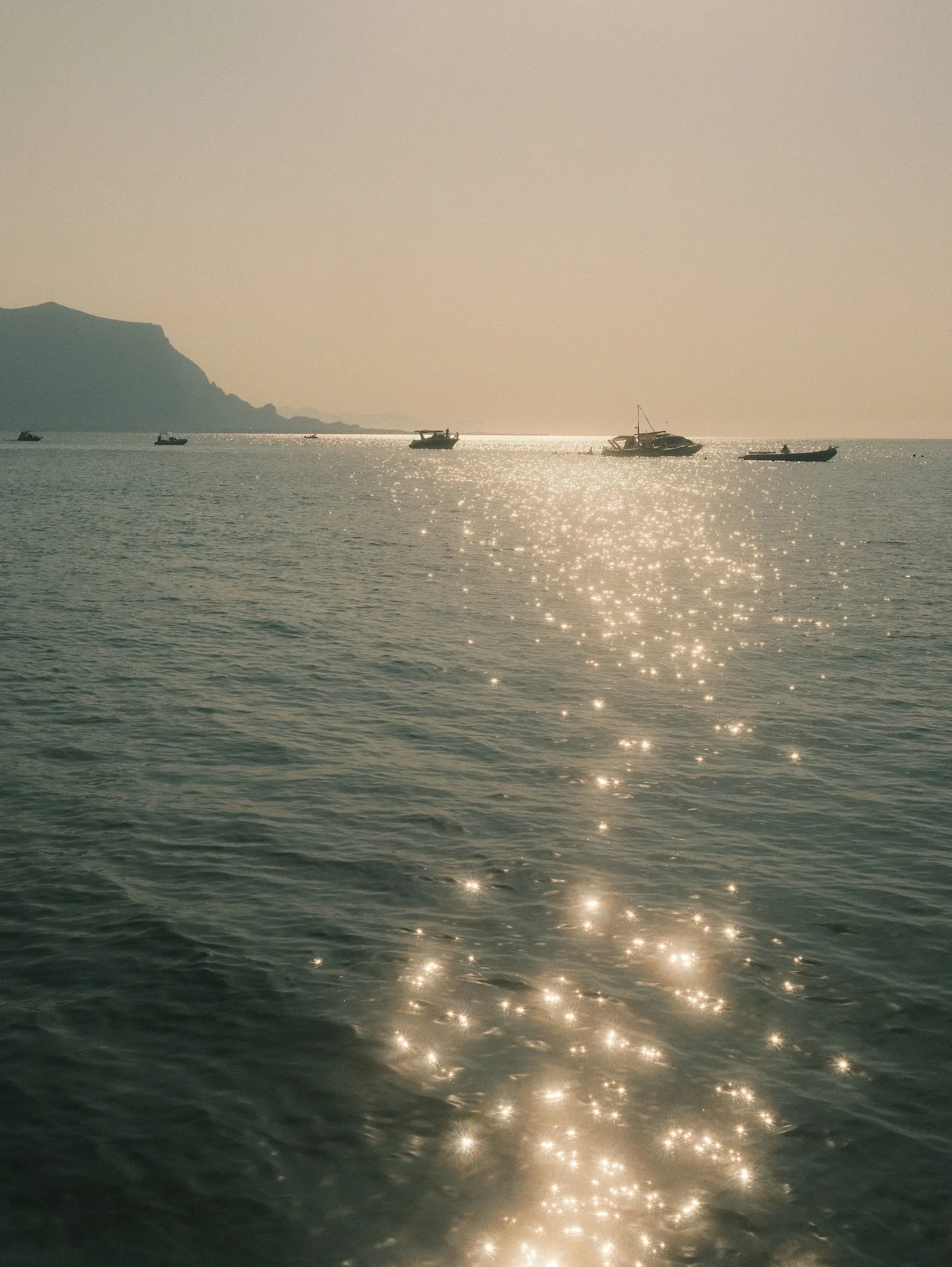 Isola delle Femmine, 40 minutes from Palermo Centrale Sun glitter over the sea at Isola delle Femmine, Sicily