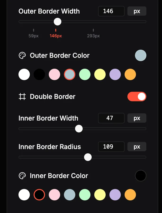 Whiteborder Lab panel