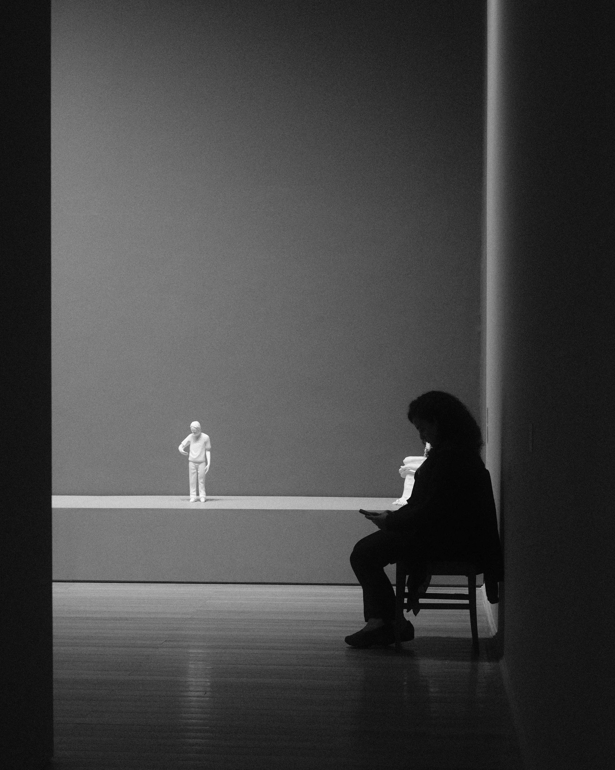 Museum interior shot with dramatic shadows - Fujifilm ACROS SOOC recipe