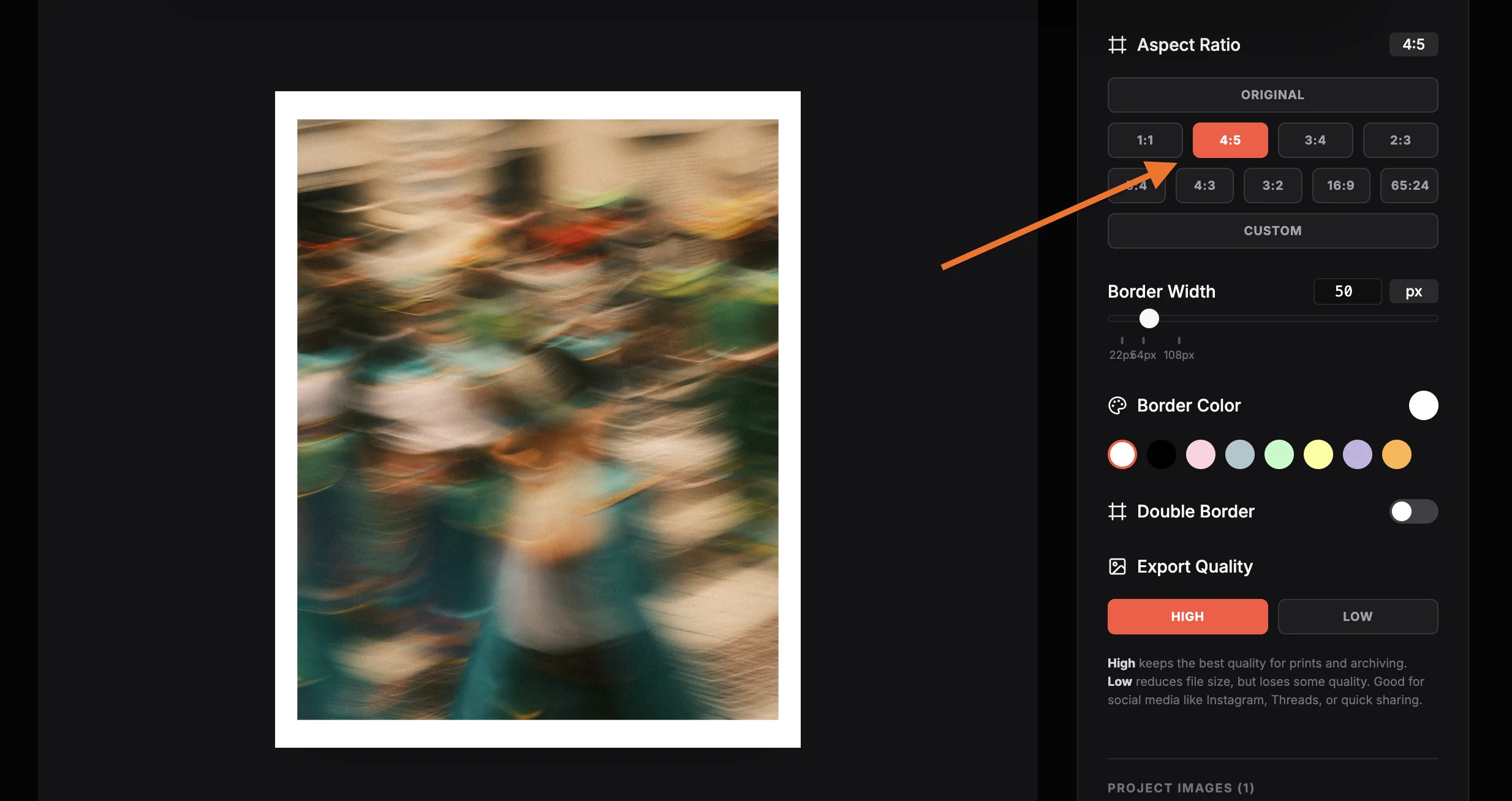 Step 2: Choose an Aspect Ratio