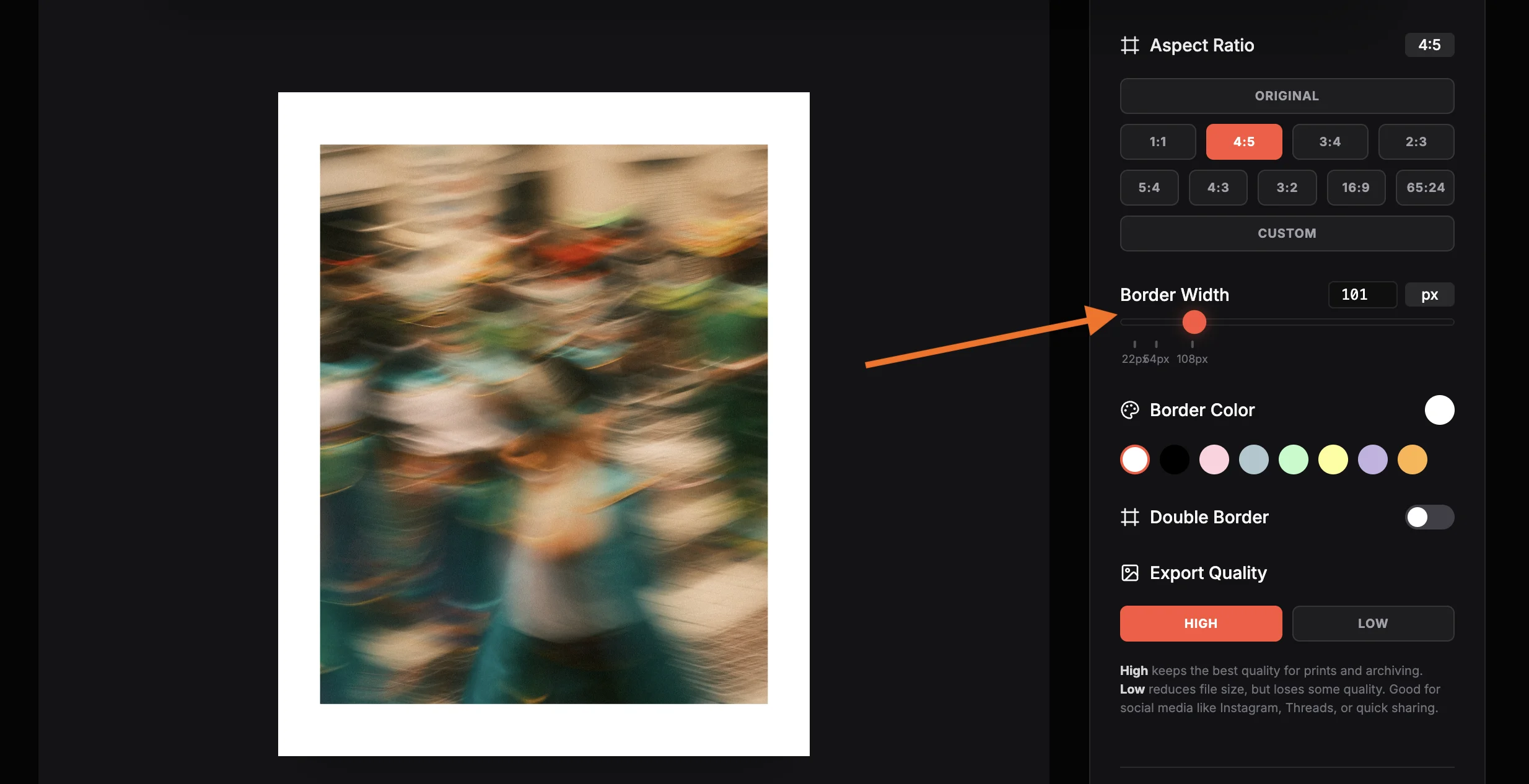 Step 3: Adjust the Outer Border