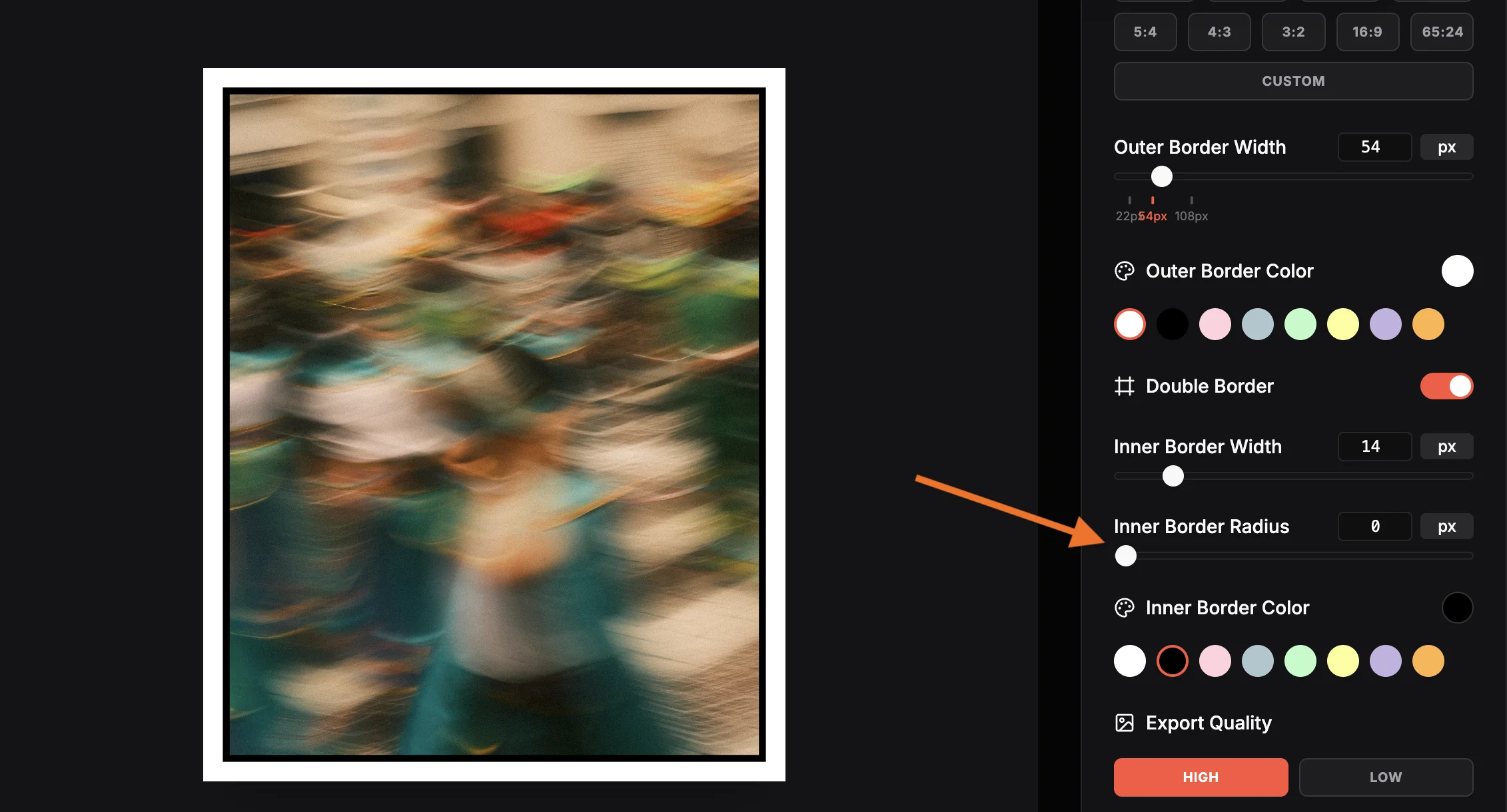 Step 5: Choose Sharp or Rounded Corners